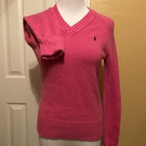 Ralph Lauren pink sweater Medium